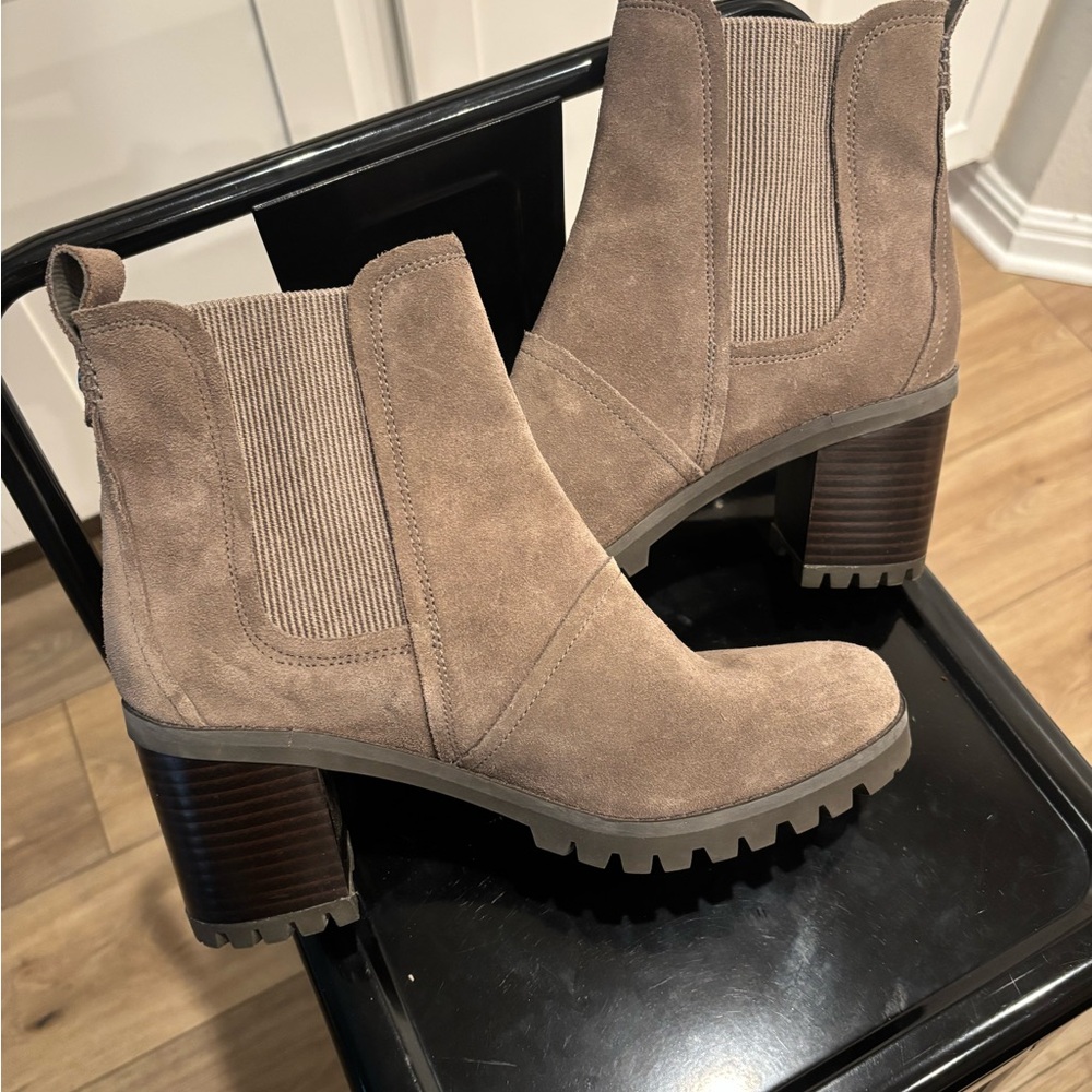 Tan Suede Ankle Boots